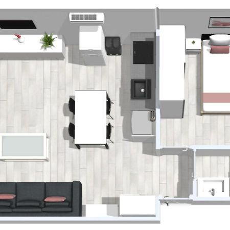 Roses Apartments 2 - Vista Mar Lateral 1Habitacion Dış mekan fotoğraf